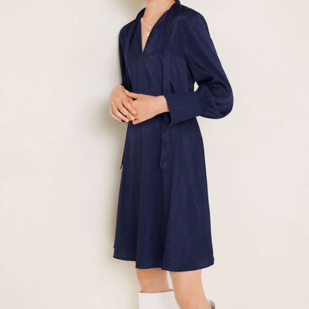 NWT Tie Bow Mini Dress